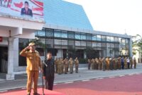 Bupati Bengkalis Kasmarni diwakili Wakil Bupati Bengkalis, H Bagus Santoso, menghimbau agar seluruh Aparatur Sipil Negara (ASN) tetap terus bersemangat dalam membangun Kabupaten Bengkalis yang Bermarwah, Maju dan Sejahtera, serta Unggul di Indonesia. (Detik Indonesia/Diskominfotik Bengkalis)