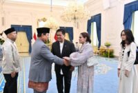 Wakil Menteri Transmigrasi (Wamentrans) Viva Yoga Mauladi (tengah) bertemu Presiden Prabowo Subianto (Foto: Ist/Humas Kementrans)