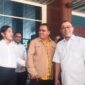 Gubernur Nusa Tenggara Timur (NTT), Melki Laka Lena tiba di Bandara H.Hasan Aroe Boesman Ende disambut Bupati Ende Yosef Benediktus Badeoda, Bupati Nagekeo, Simplisius Donatus,Wakil Bupati Ende Dominikus Minggu Mere,Anggota DPRD Ende,Sekda Ende, Rabu,(2/4/2025) (Detik Indonesia/Rofinus/RRI)