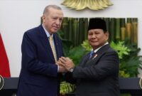 Presiden Prabowo saat bertemu Presiden Turkiye Erdogan (Istimewa)