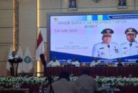 Bupati Fakfak, Samaun Dahlan, dalam Raker Bupati Se Provinsi Papua Barat, (Detik Indonesia/Rri/NicoAfloubun)