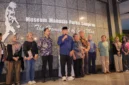 Bupati Sragen Sigit Pamungkas berpidato di hadapan para tamu yang berkunjung di Museum Sangiran dalam kegiatan Meet and Greet Sangiran Early Man Site Managers with Local and International Communities 2025 di Sangiran Sragen, Jumat (9/5/2025) malam. (Istimewa/Diskominfo Sragen)