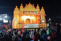 Festival seni budaya di Desa Kedawung, Kecamatan Mondokan, dalam rangkaian HUT Kabupaten Sragen ke-279 (Masrikin/kabarterdepan.com/Detik Indonesia)