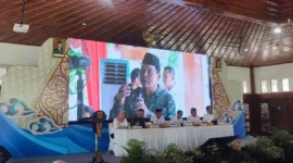 Musyawarah Rencana Pembangunan (Musrenbang) Kabupaten Sragen, Rabu (30/4/2025). (Ahmad Khairudin/Radar Solo/Detik Indonesia)