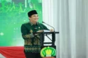 Bupati Tanah Bumbu Provinsi Kalimantan Selatan, Andi Rudi Latif atau akrab disapa Bang Arul memberi sambutan pada acara pisah sambut Komandan Kodim 1022 Tanah Bumbu. Senin. (5/5/2025) (ANTARA/HO-Diskominfo Tanah Bumbu/Detik Indonesia)